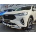 HAVAL F7X 2019-н.в. защита переднего бампера Tiger-G d60/d60 из нержавеющей стали